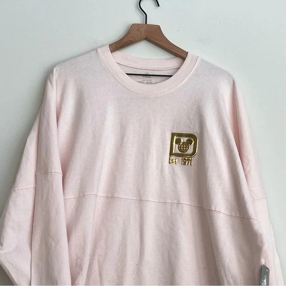 NEW 2021 Disney World Parks New Year’s Eve Champagne Pink Gold Spirit Jersey XXL - Picture 5 of 16